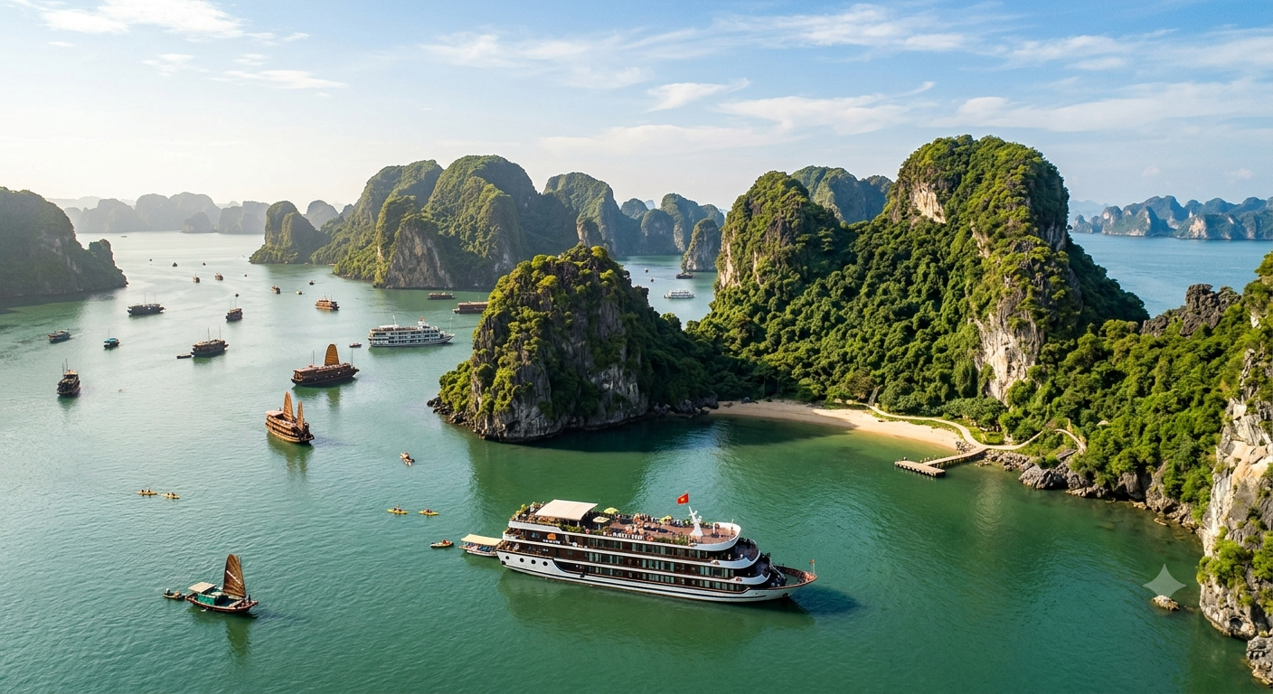 Ha Long- Lan Ha Bay 2 days 1 nights 4 stars cruise